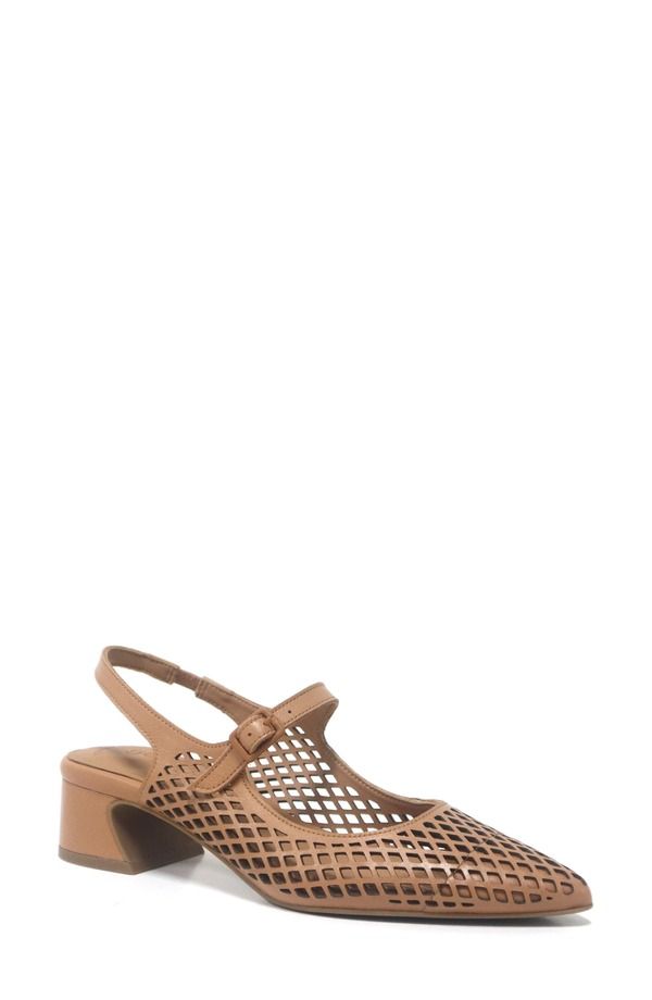 ジェントルソウルズ レディース シューズ パンプス Gentle Souls Gladys Perf Slingback Pump Cameleather キャメル