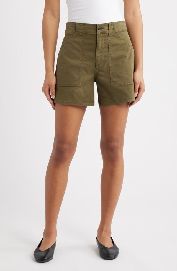 メイドウェル レディース ボトムス ハーフパンツ・ショーツ ショートパンツ Madewell Essex Utility Shorts Faded Ivy