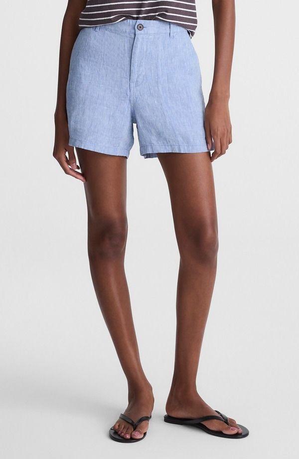 メイドウェル レディース ボトムス ハーフパンツ・ショーツ ショートパンツ リネン Madewell Zoe Linen Shortsunfaded Blue ブルー 18,091円
