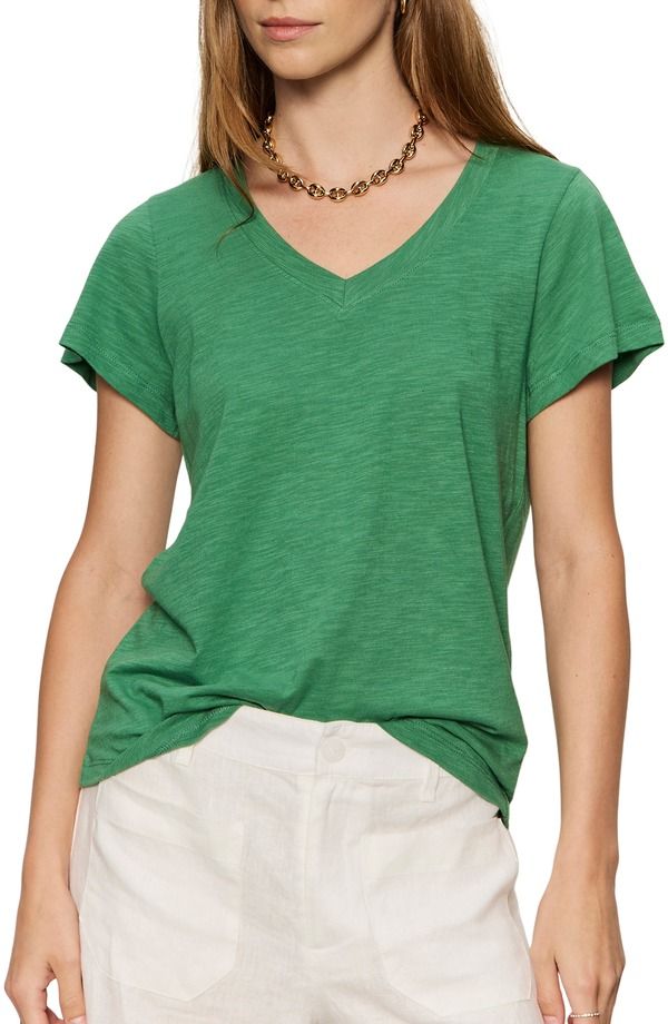 サンクチュアリー レディース トップス Tシャツ Vネック Sanctuary VNeck TShirt Green Juice グリーン