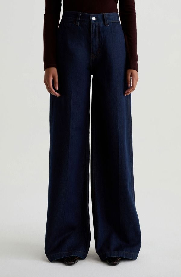 エージー レディース ボトムス デニムパンツ ワイドレッグ ハイウエスト ジーンズ AG Deven Ultra High Waist Wide Leg Trouser Jeans Access