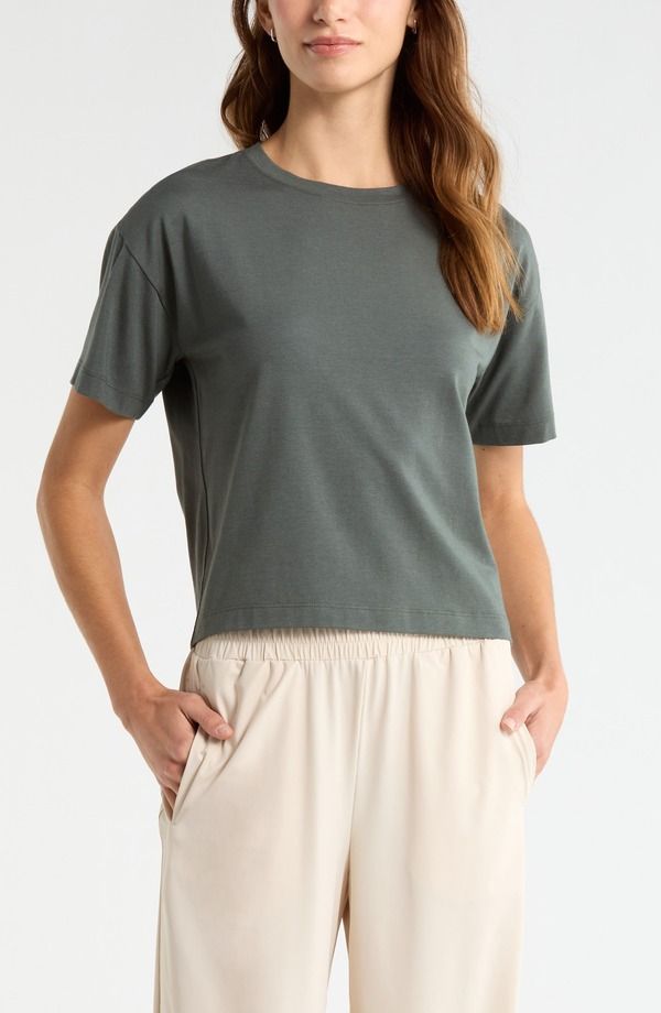 ゼラ レディース トップス Tシャツ クルーネック Zella New Take Crewneck TShirt Green Urban グリーン 11,825円