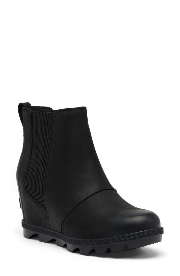 ソレル レディース シューズ ブーツ・レインブーツ チェルシーブーツ チェルシー SOREL Joan Rhapsody Waterproof Chelsea Boot Black Black ブラック