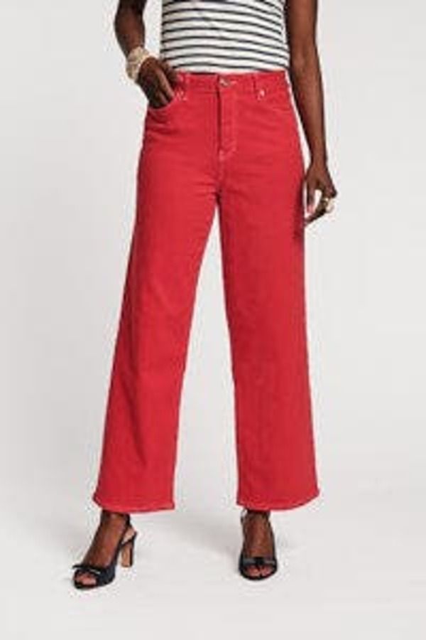 フランセスバレンタイン レディース ボトムス デニムパンツ Frances Valentine Ace Jean Red レッド