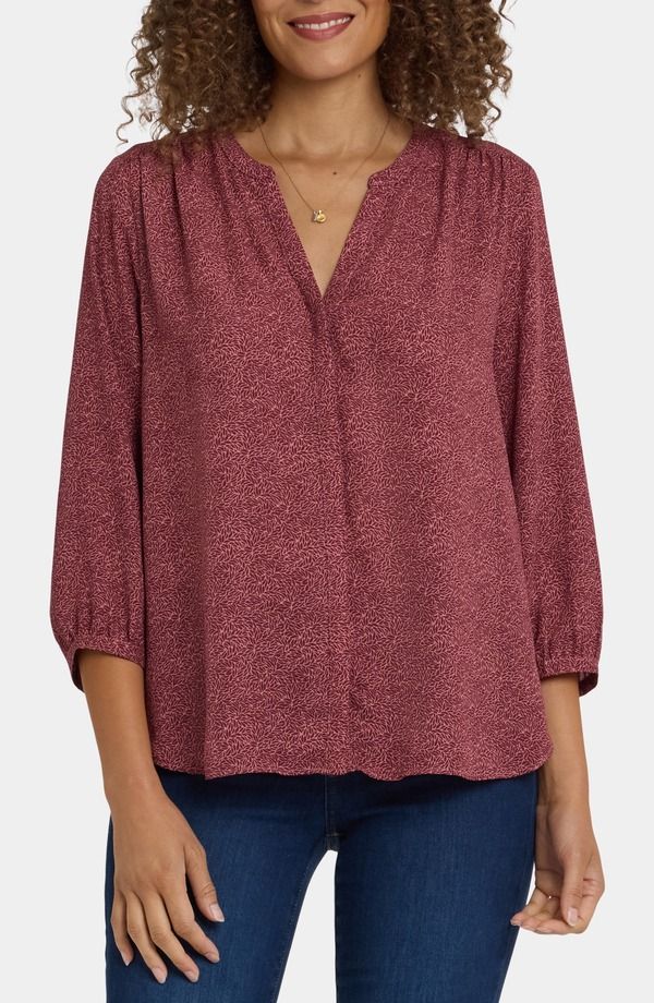 エヌワイディージェイ レディース トップス シャツ NYDJ Pintuck Top Vine Grove