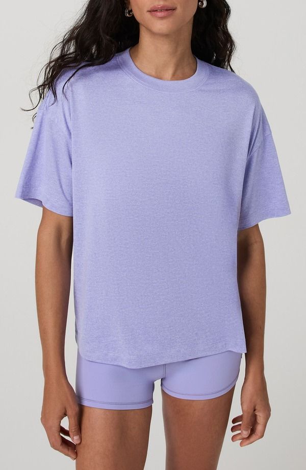ビュオーリ レディース トップス Tシャツ Vuori Energy Long TShirt Hyacintheather ヘザー