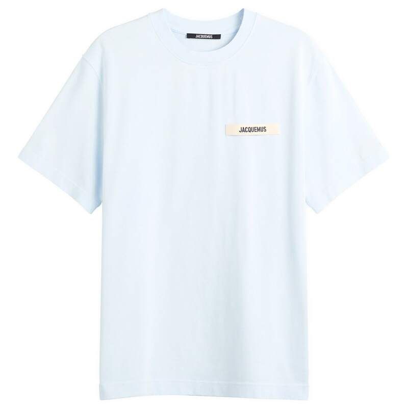 ジャクエムス メンズ トップス Tシャツ Jacquemus Grosgrain TShirt Light Blue 2 ブルー