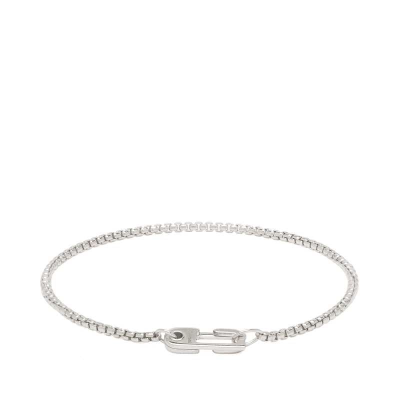 ミアンサイ メンズ アクセサリー ブレスレット・バングル・アンクレット Miansai Annex Venetian Chain Bracelet Polished Silver シルバー