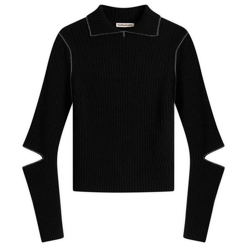 ワイエムシー レディース アウター ニット・セーター YMC Peeka Jumper Black ブラック