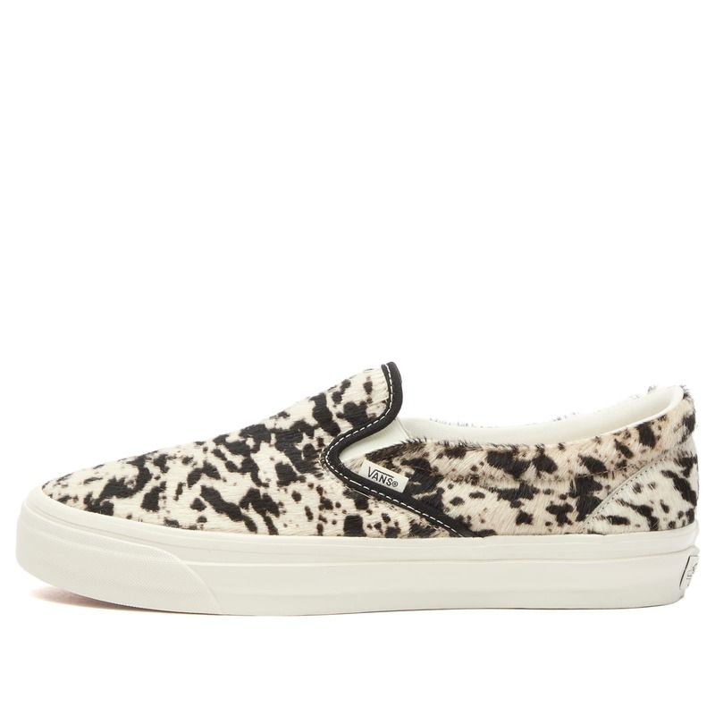 バンズ メンズ シューズ スニーカー Vans Lx Classic SlipOn 98 Sneaker Pony Hair Black White ホワイト