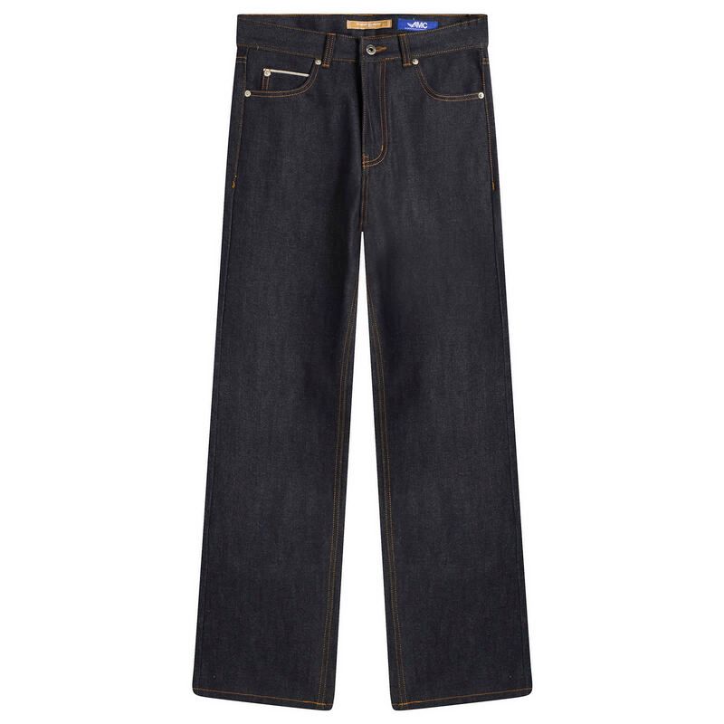 フリズムワークス メンズ ボトムス デニムパンツ レギュラーフィット ジーンズ FrizmWORKS OG Regular Fit Selvedge Denim Jeans Indigo インディゴ