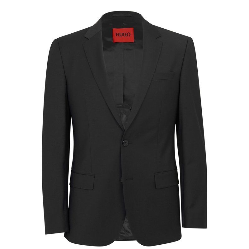 フューゴ メンズ アウター ジャケット・ブルゾン ブレザー Hugo Henry Blazer Black 001 ブラック