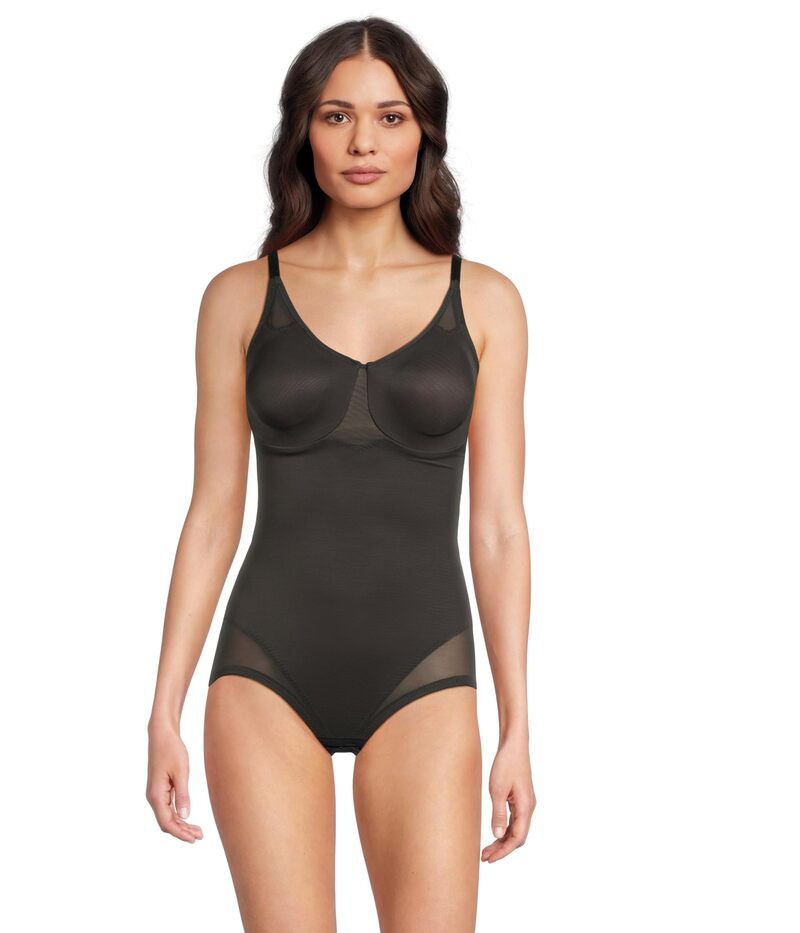 ミラクルスーツ レディース アンダーウェア パンツ シアー Miraclesuit Shapewear Extra Firm Sexy Sheer Shaping Bodybriefer 2783 Black ブラック