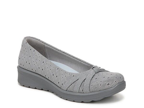 ライフストライド レディース シューズ スリッポン・ローファー LifeStride Gem 2 Wedge SlipOn Grey グレー