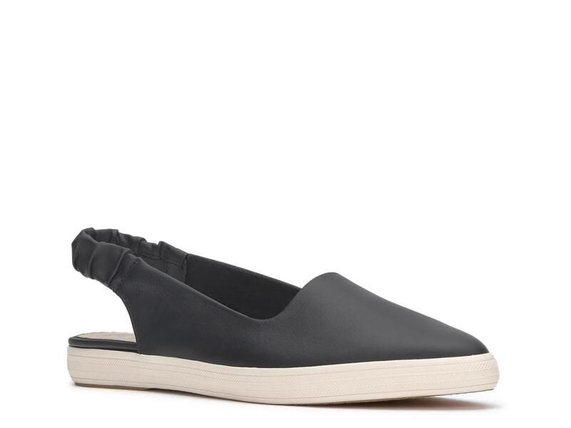 ケッズ レディース シューズ パンプス KedsPoint Slingback Flat Black ブラック