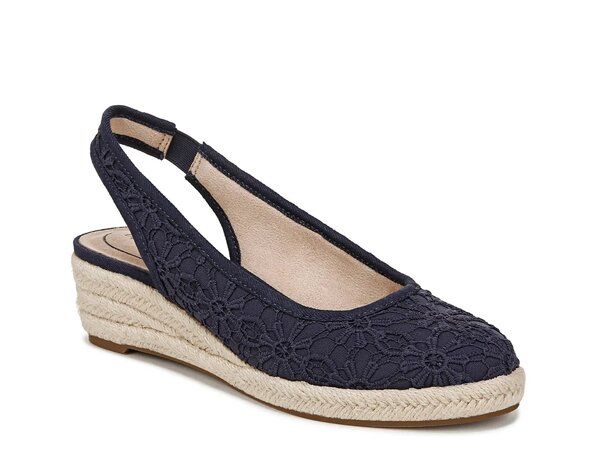 ライフストライド レディース シューズ パンプス LifeStride Kayden Espadrille Wedge Pump Navy ネイビー