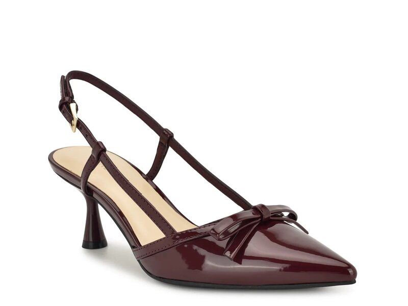 ナインウェスト レディース シューズ パンプス Nine West Reissa Pump Burgundy Synthetic バーガンディ