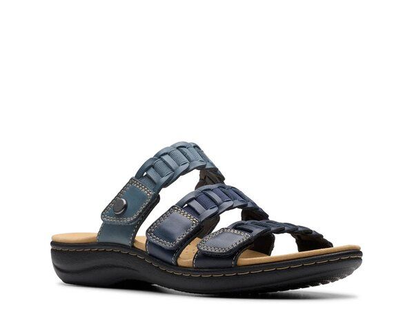 クラークス レディース シューズ サンダル Clarks Laurieann Hope Sandal Navy ネイビー