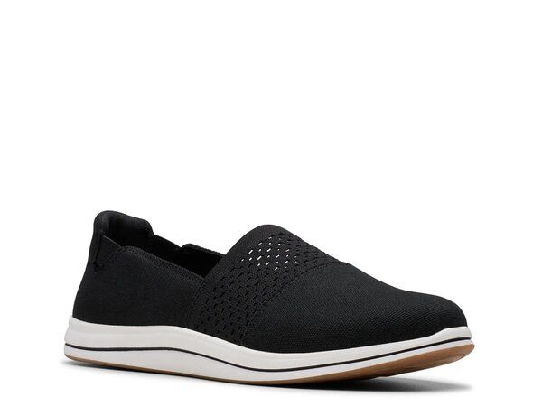 クラークス レディース シューズ スリッポン・ローファー スニーカー Clarks Breeze Vibe SlipOn Sneaker Womens Black ブラック