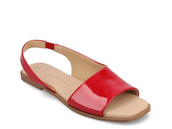 ジャーニー レディース シューズ サンダル Journee Brinsley Sandal Red Patent レッド