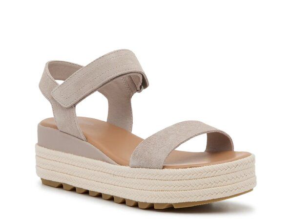 ソレル レディース シューズ サンダル SOREL Cameron Espadrille Wedge Sandal Clay Brown ブラウン