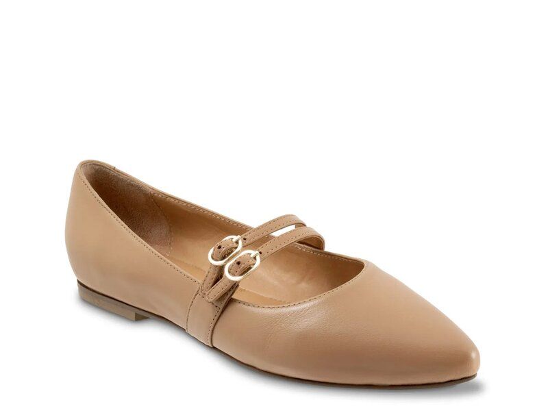 トロッターズ レディース シューズ パンプス Trotters Emerald Mary Jane Flat Beige ベージュ
