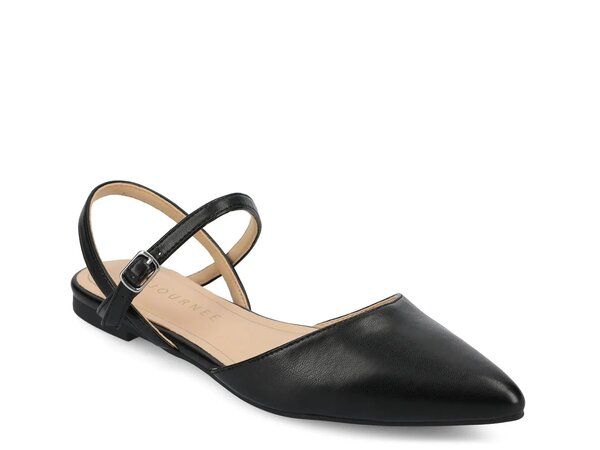 ジャーニー レディース シューズ パンプス Journee Martine Flat Black ブラック