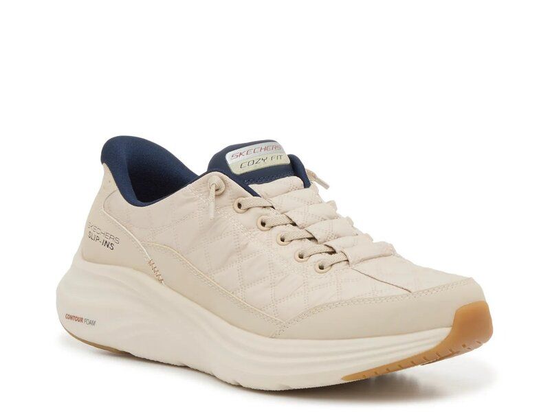 スケッチャーズ メンズ シューズ スリッポン・ローファー スニーカー Skechers Hands Free SlipIns Contour Foam Cozy Fit SlipOn Sneaker Mens Beige ベージュ