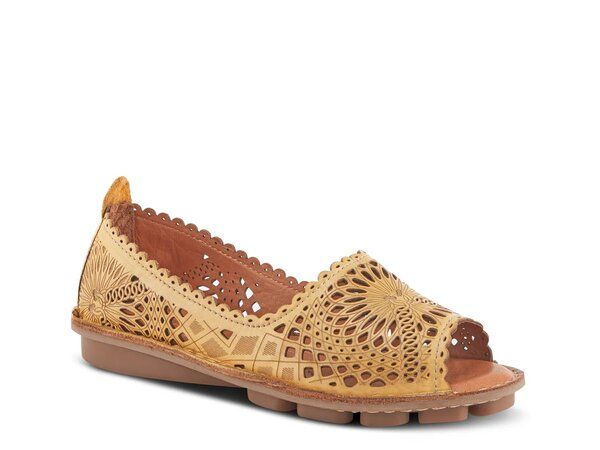 スプリングステップ レディース シューズ スリッポン・ローファー Spring Step Brandal SlipOn Yellow イエロー