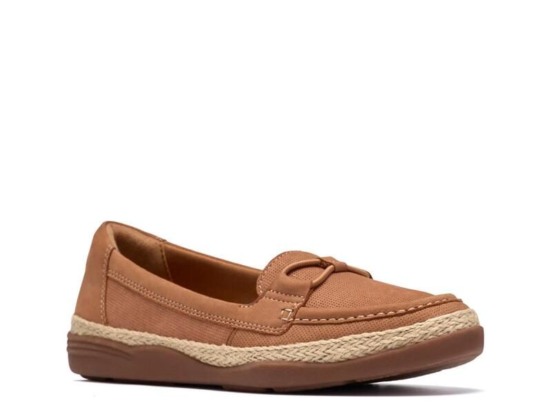 クラークス レディース シューズ スリッポン・ローファー Clarks Elaina Milly Loafer Tanubuck タン
