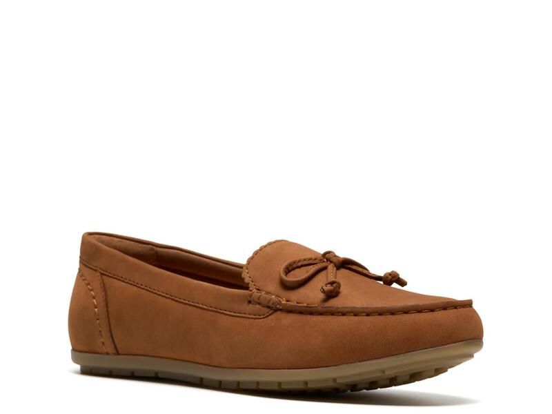 クラークス レディース シューズ スリッポン・ローファー Clarks Elliotte Sailoafer Tanubuck タン