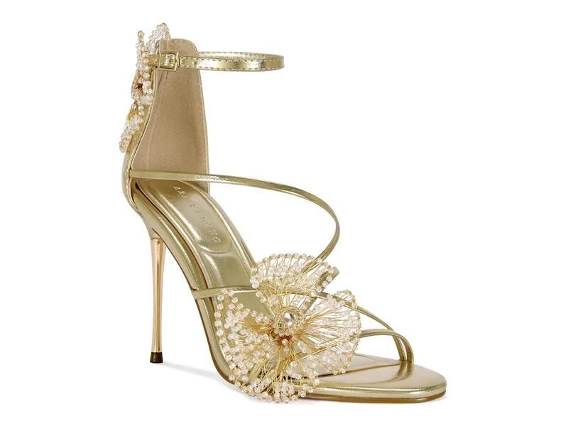 アザレア ワン レディース シューズ サンダル Azalea Wang Evanthe Sandal Gold Metallic ゴールド