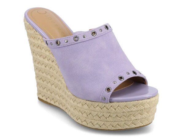 ジャーニー レディース シューズ サンダル Journee Yari Wedge Sandal Purple パープル