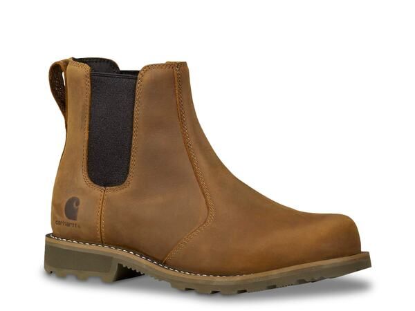 カーハート レディース シューズ ブーツ・レインブーツ チェルシー ブーツ Carhartt Frontier Chelsea Work Boot Womens Cognac