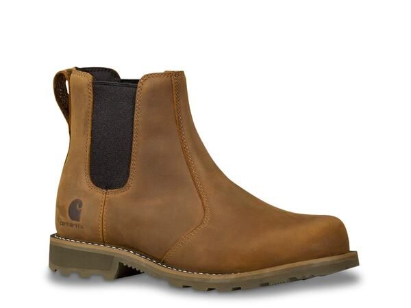 カーハート レディース シューズ ブーツ・レインブーツ Tシャツ チェルシー ブーツ Carhartt Frontier Steel Toe Chelsea Work Boot Womens Brown ブラウン