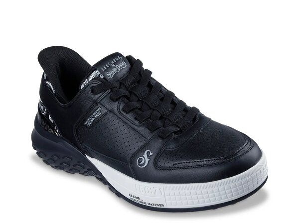 スケッチャーズ メンズ シューズ スリッポン・ローファー スニーカー Skechers Hands Free SlipIns Snoop Dogg Sizzle Snoop Sizzle Toke SlipOn Sneaker Mens Black ブラック