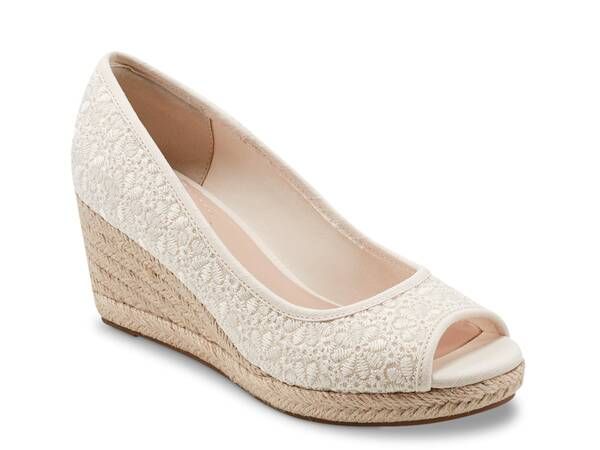 バンドリーノ レディース シューズ サンダル Bandolino Nuri Espadrille Wedge Sandal Ivory アイボリー