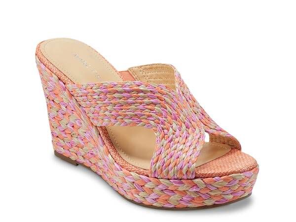 マークフィッシャー レディース シューズ サンダル Marc Fisher Kalisha Wedge Sandal Orange オレンジ