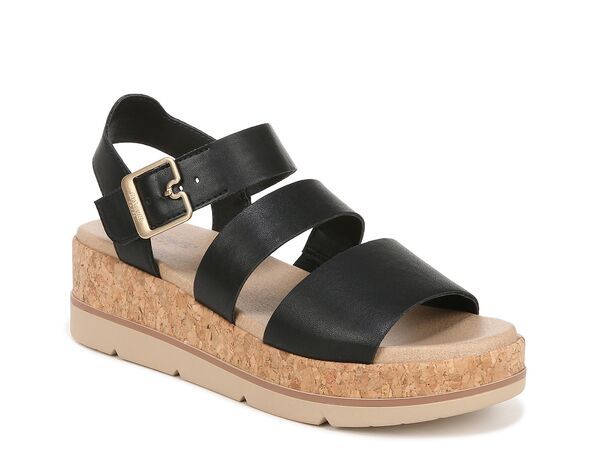 ドクター・ショール レディース シューズ サンダル Dr Scholls Once Twice Wedge Sandal Black ブラック