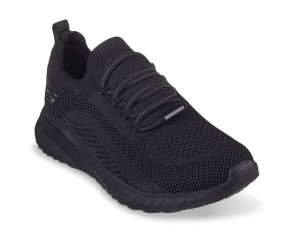 スケッチャーズ レディース シューズ スリッポン・ローファー リラックスフィット スニーカー Skechers Work BOBS Relaxed Fit Sport Squad Chaos SR SlipOn Sneaker Womens Black ブラッ