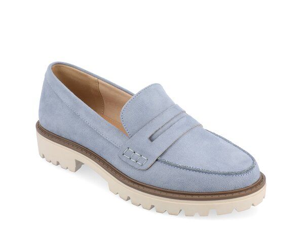 ジュルネ コレクション レディース シューズ スリッポン・ローファー Journee Collection Kenly Penny Loafer Blue ブルー