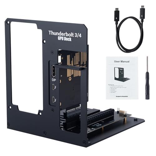 eGPUボックス Thunderbolt 4 / 3 & USB4 対応 最大40Gbps高速転送 85W PD充電機能付き 外付けGPUドック NVIDIA/AMD グラフィックボード対応 Windows 10/11 Linuxシステム向け 17a5d7b0