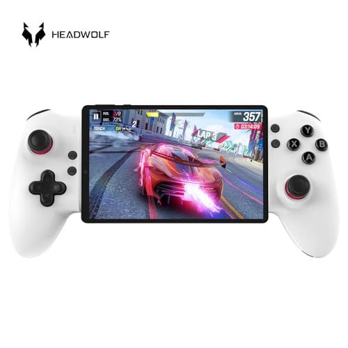Headwolf コントローラー 挟む ゲームパッド ゲーミング スマホ Android PC IOS タブレット対応 Bluetooth接続 最大276?伸縮 ABXYレイアウト交換 Turbo連射機能 androidゲーム機 ゲームコント 6e38f19b