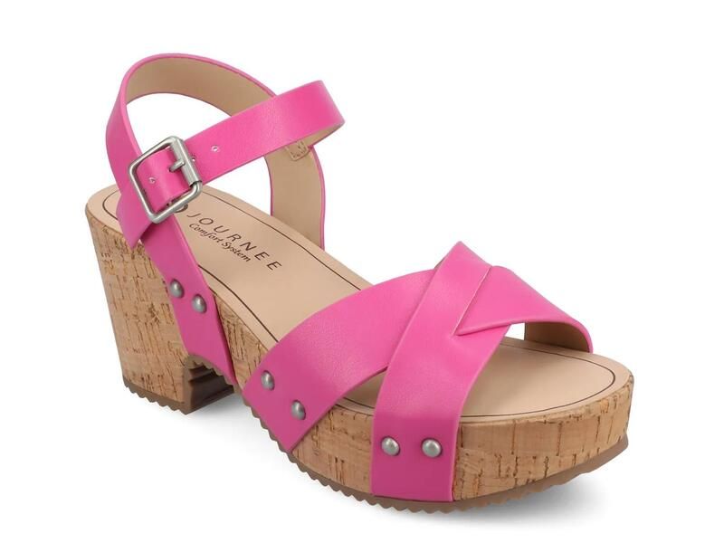 ジャーニー レディース シューズ サンダル Journee Valentina Sandal Hot Pink ピンク