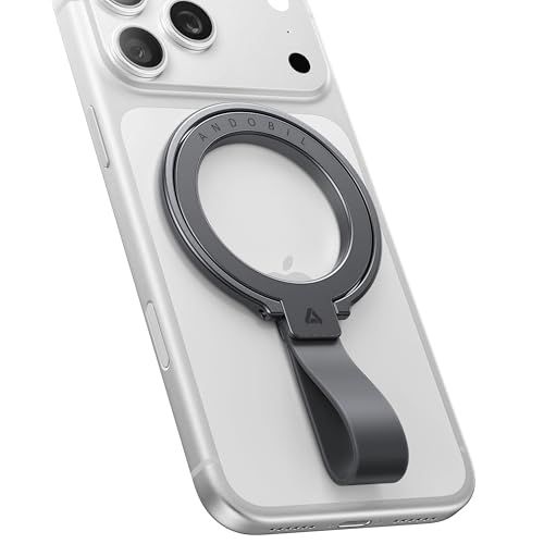 【2026最新型・MagStand Pro】 Andobil スマホリング Magsafe マグセーフ リング 【横縦両立機能特化& 超?磁力】 バンカーリング 両面 マグネット スマホ リング 360度回転 角度調整可 簡単着脱 マグネット c06af2bf