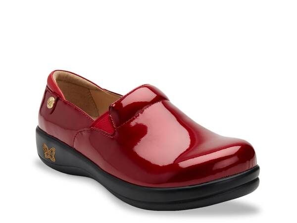 アレグリア レディース シューズ スリッポン・ローファー Alegria Keli Work SlipOn Ruby Red レッド