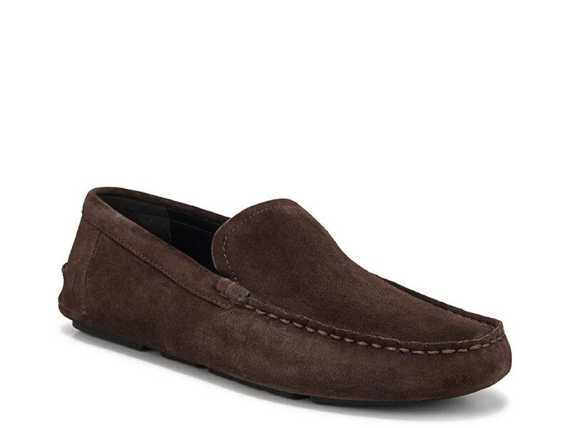 ヴィンス メンズ シューズ スリッポン・ローファー Vince Cayle Loafer Mens Dark Brown Suede ブラウン