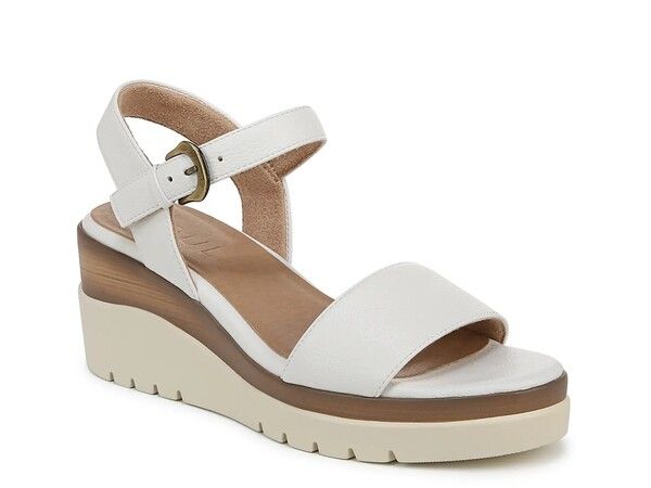 ソウルニュトライザー レディース シューズ サンダル SOUL Naturalizer Graciela Wedge Sandal White ホワイト