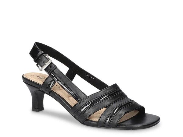 イージーストリート レディース シューズ サンダル Easy Street Meghan Sandal Black Synthetic ブラック