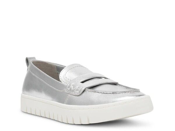 アンクライン レディース シューズ スリッポン・ローファー Anne Klein Kalypso Penny Loafer Silver シルバー 11,760円